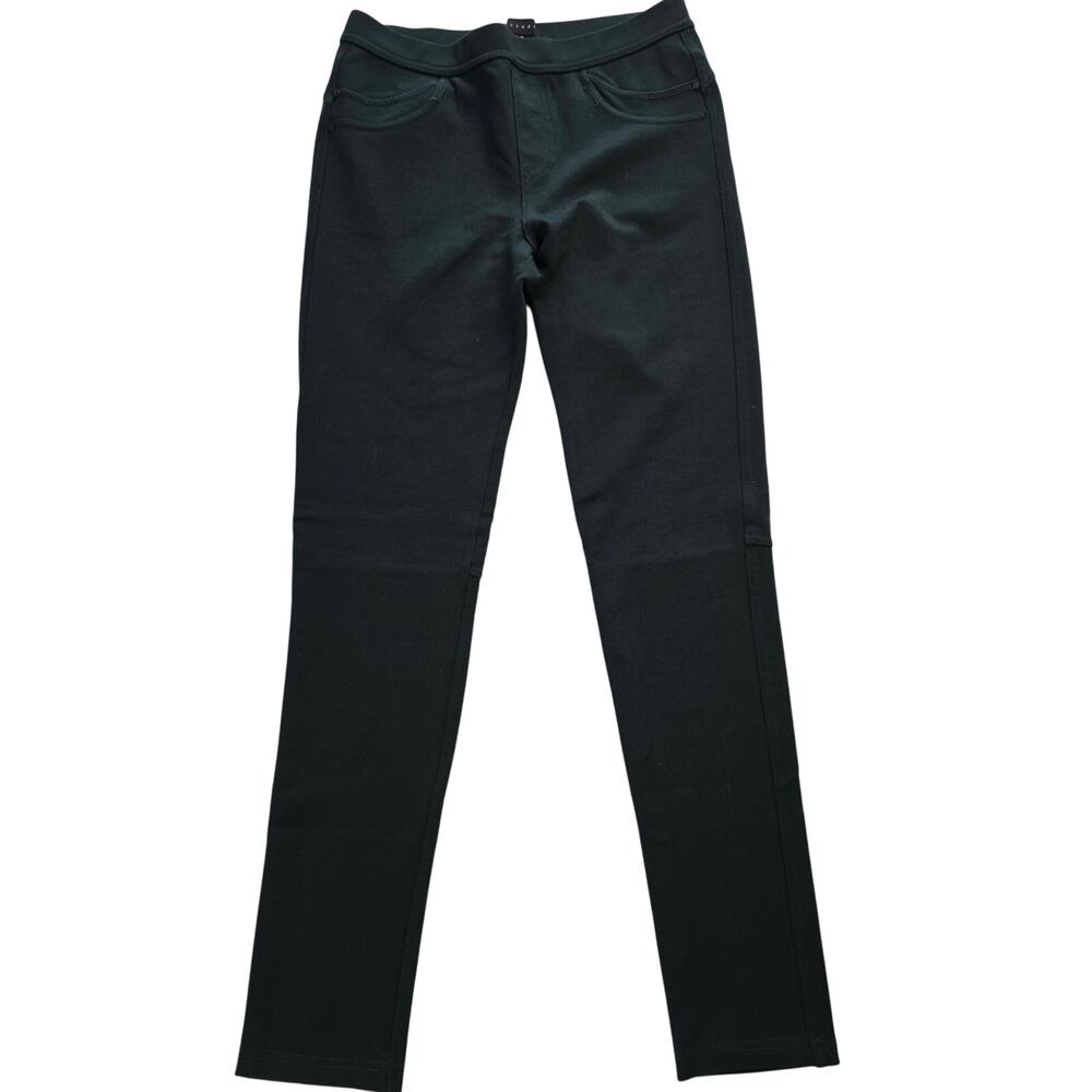 Sanctuary Runway Leggings Green Black Pinstripe Pants Size SP